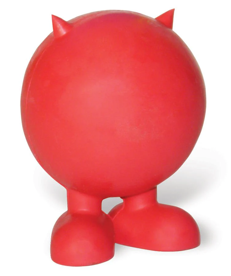 Medium Cuz Rubber Dog Ball Toy, 3.75