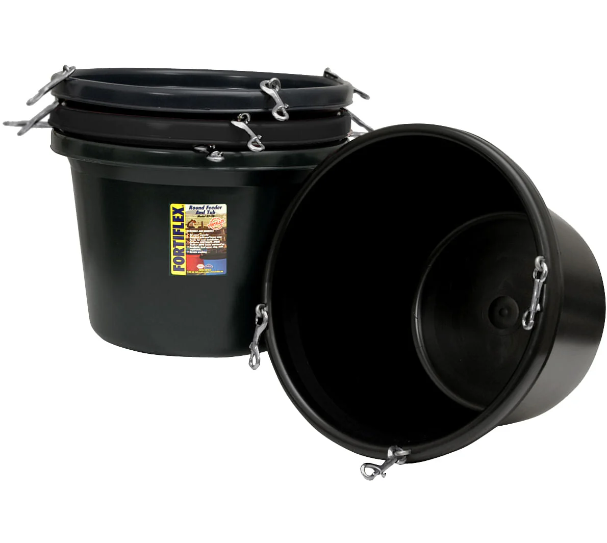 Fortiflex RF30 Large 30 Qt Round Feeder Tub - Pet's Shop