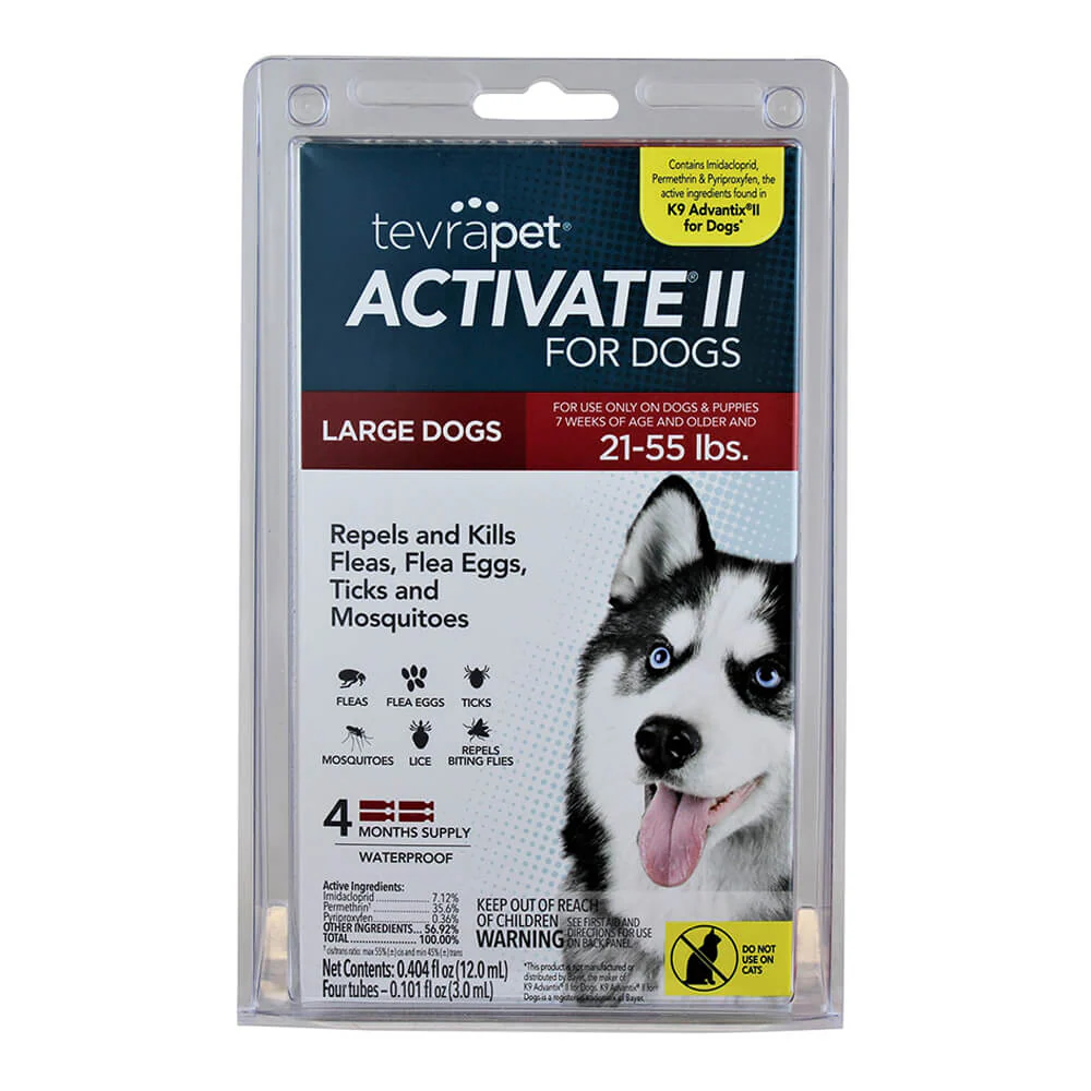 TevraPet Activate II, 4 Month Supply - Pet's Shop