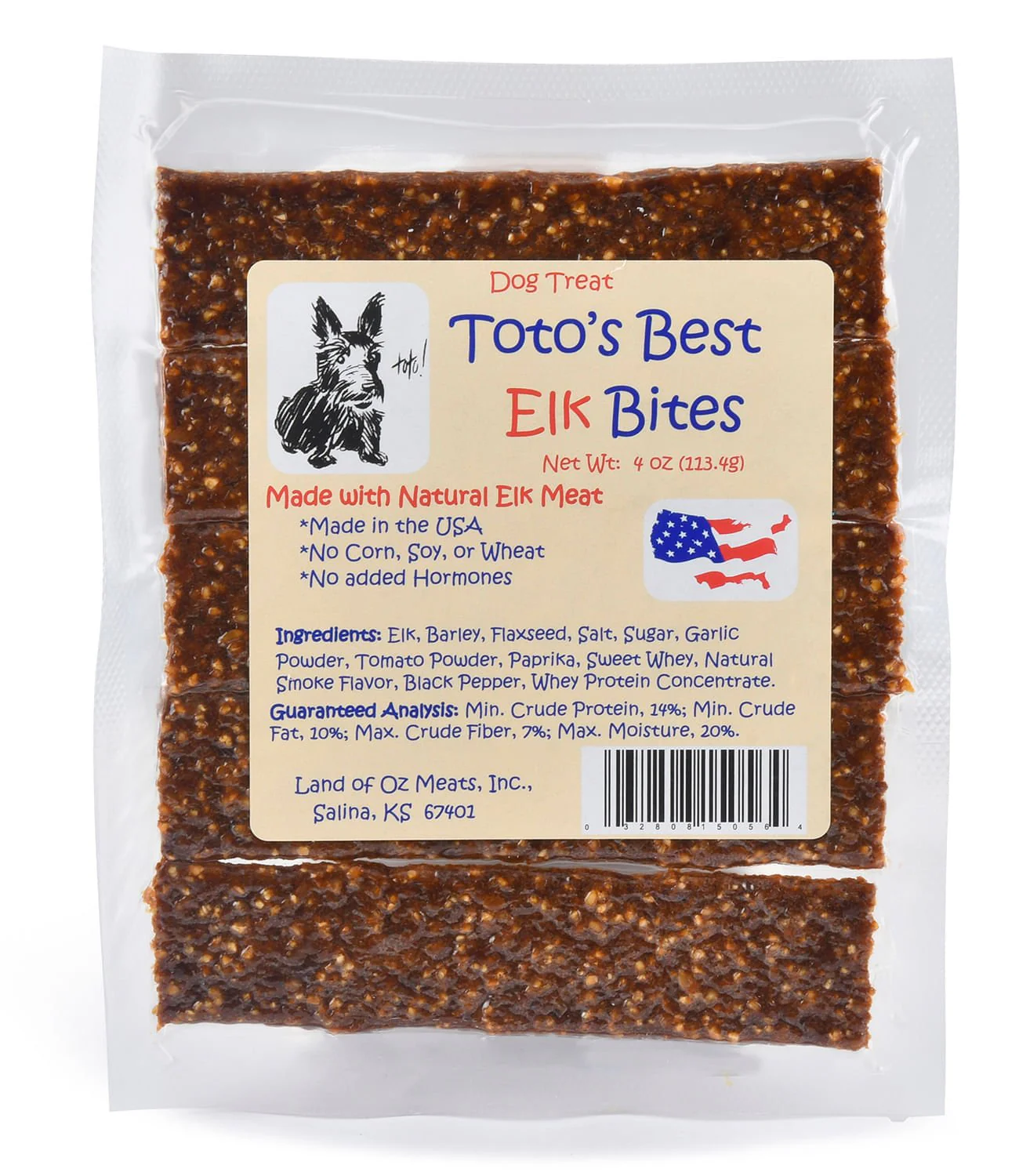 Toto's Best Elk Bites Dog Treats, 4 oz - Pet's Shop