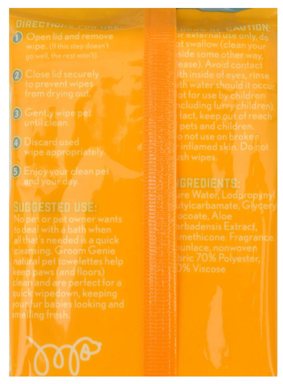 Groom Genie Everyday Clean Pet Wipes - Pet's Shop