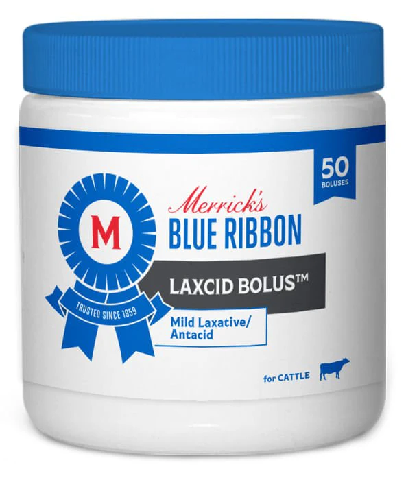 Merrick's Laxcid Mild Laxative/Antacid Boluses for Cattle - Pet's Shop