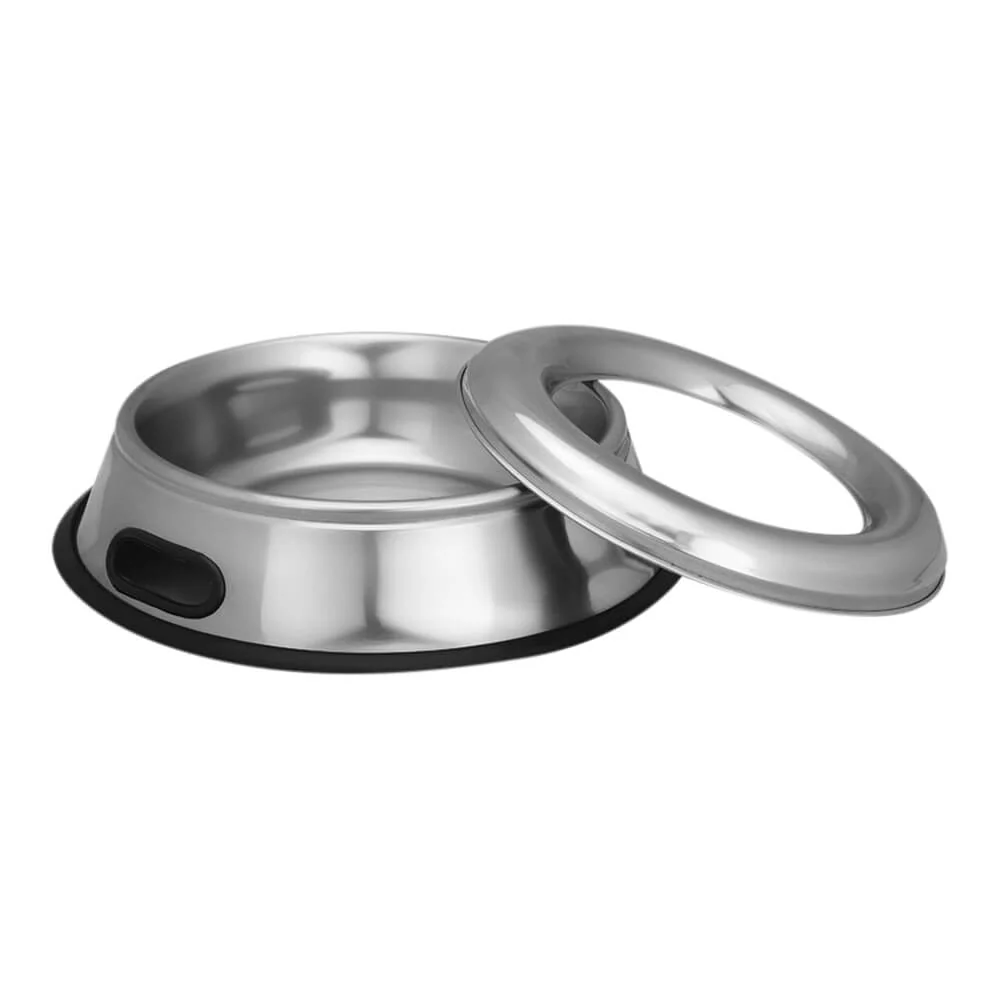 Stainless Steel Bowl, Non-Tip Splash Free - Pet's Shop