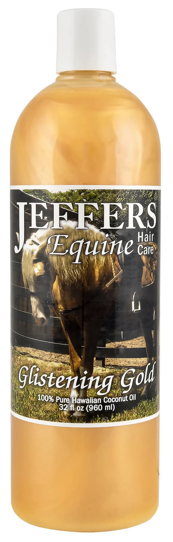 Equine Glistening Gold All-Natural Tearless Horse Shampoo with Pure Hawaiian Coconut Oil - Pet's Shop