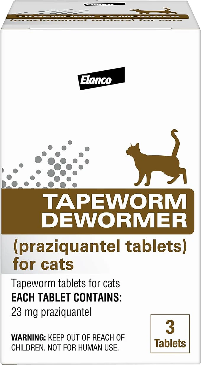 Elanco Tapeworm Cat Dewormer, 3 tablets - Pet's Shop
