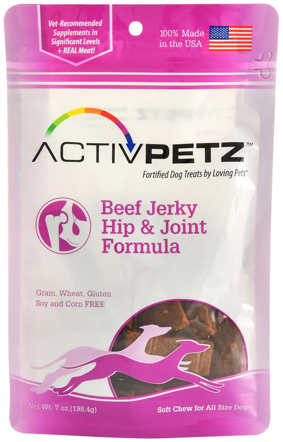 ActivPetz Hip & Joint Jerky Treats, Beef - Pet's Shop