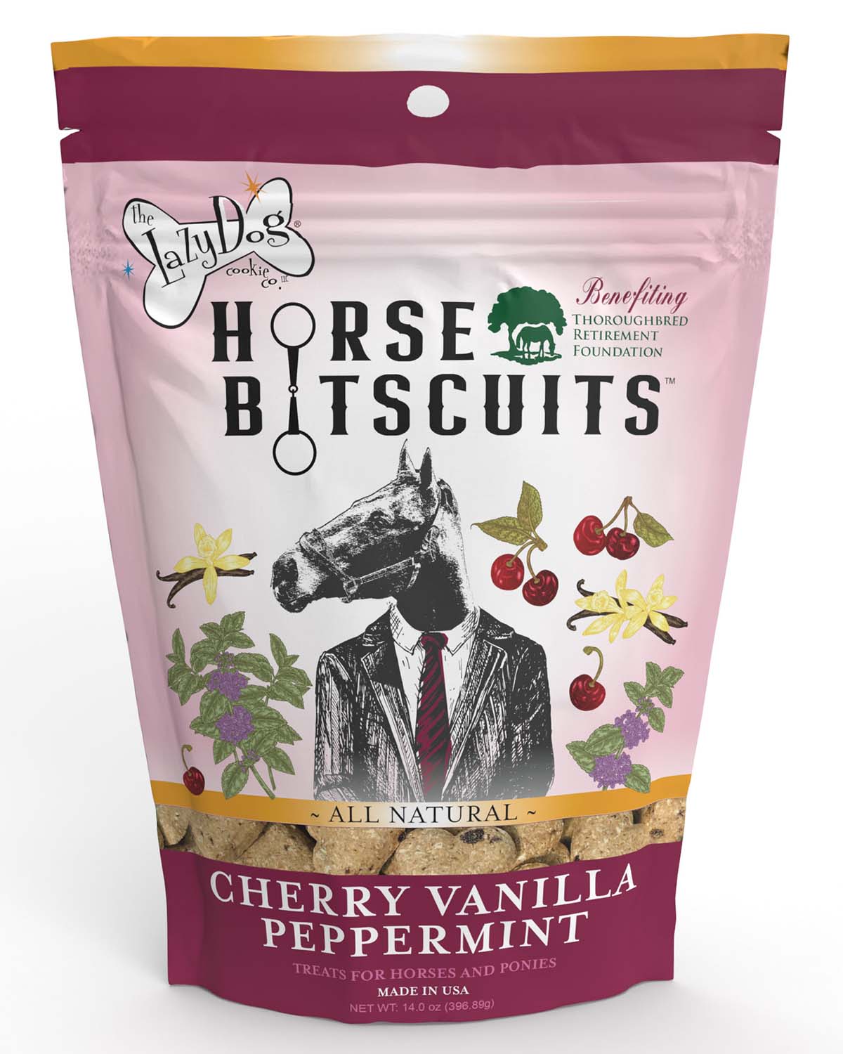 Cherry Vanilla Peppermint Horse Bitscuits - Pet's Shop