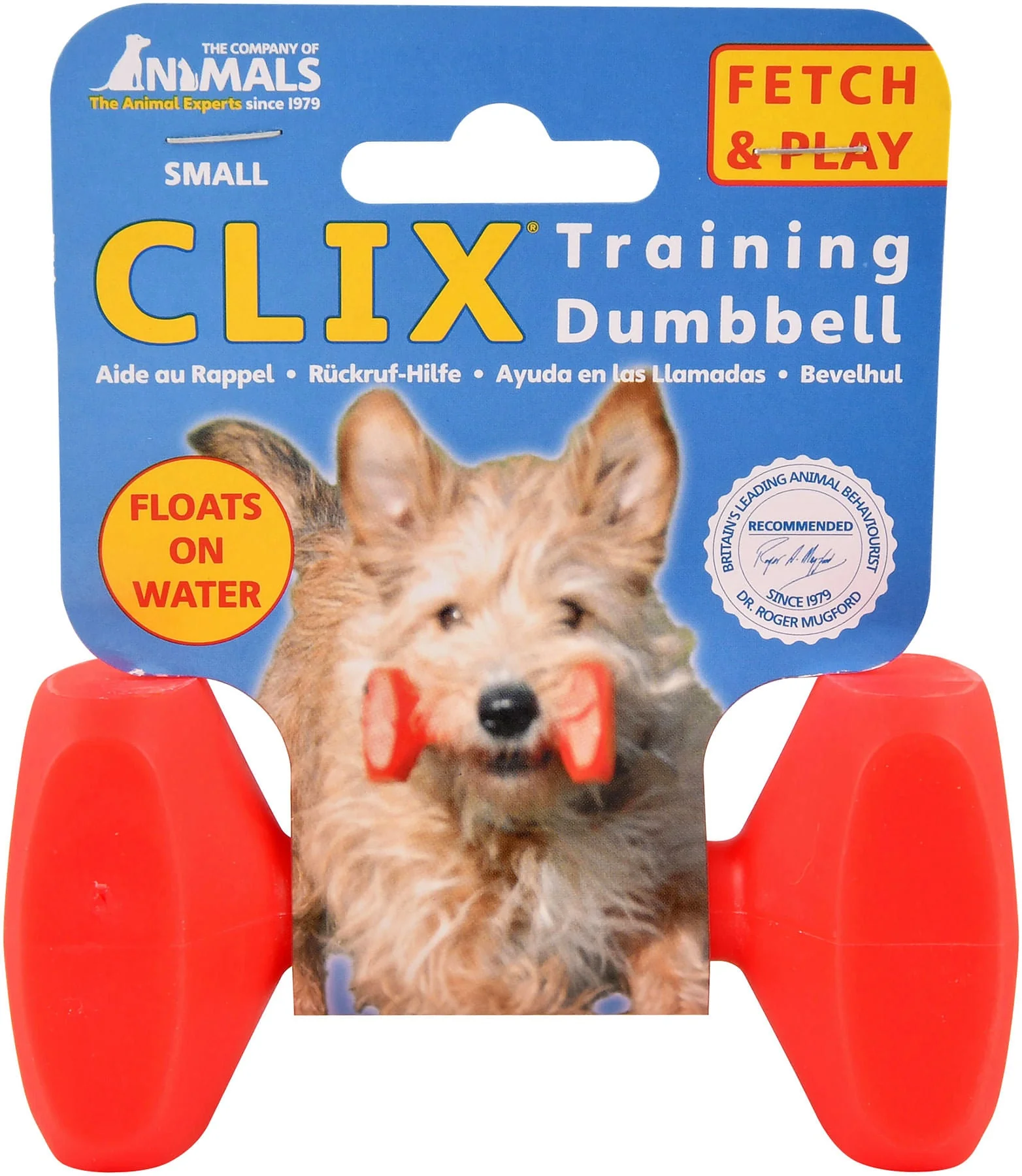 CLIX Training Dumbbells, Red - Pet's Shop