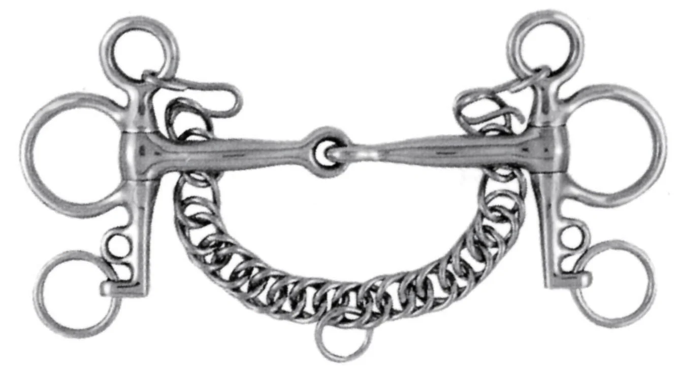 Korsteel Stainless Steel Pelham Snaffle Bit - Pet's Shop