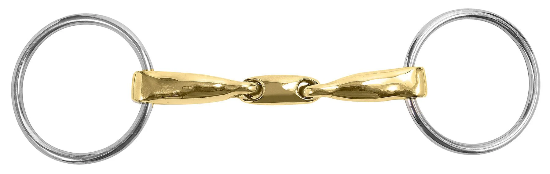 M Toulouse Curved Mouth 16mm Loose Ring Snaffle w/Lozenge - Pet's Shop