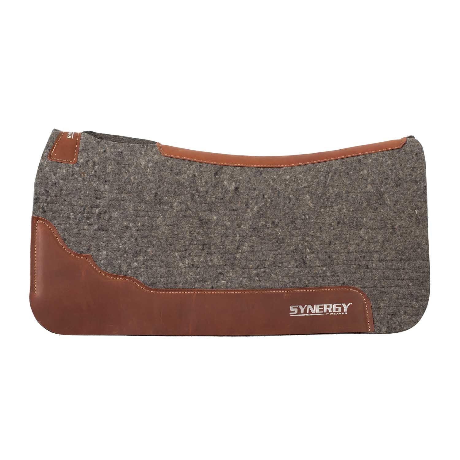 Weaver Synergy Contoured Steam Pressed 100% Merino Wool Felt Performance Saddle Pad - Pet's Shop