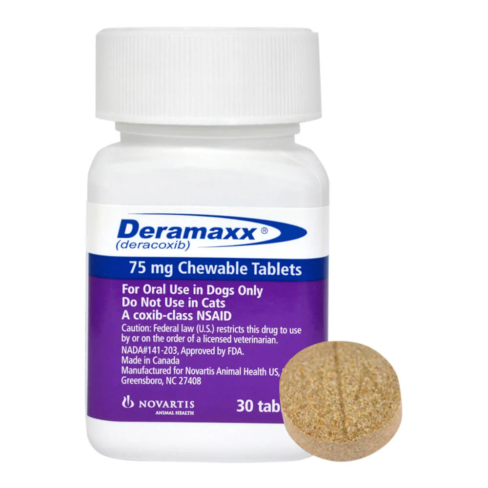 Rx Deramaxx (deracoxib) Chewable Tablets for Dogs - Pet's Shop