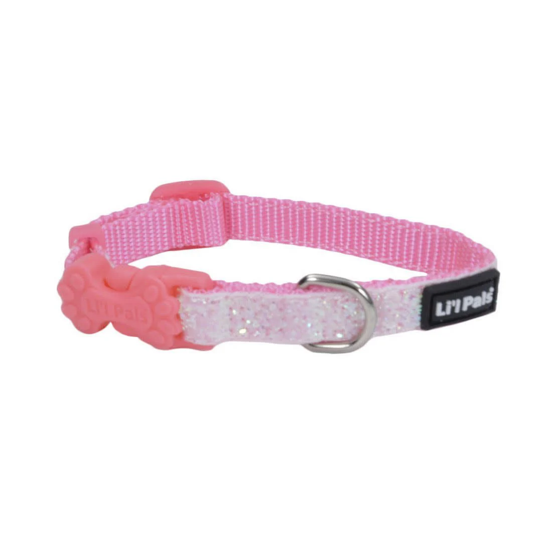 Li'l Pals Adjustable Dog Collar with Glitter Overlay - Pet's Shop