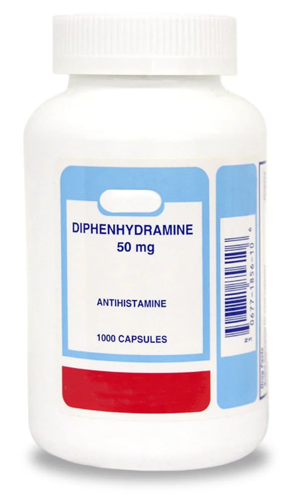 Diphenhydramine Hydrochloride Capsules, 50 mg x 1000 ct - Pet's Shop