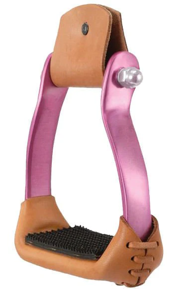 Polished Aluminum Barrel Racer Stirrups - Pet's Shop