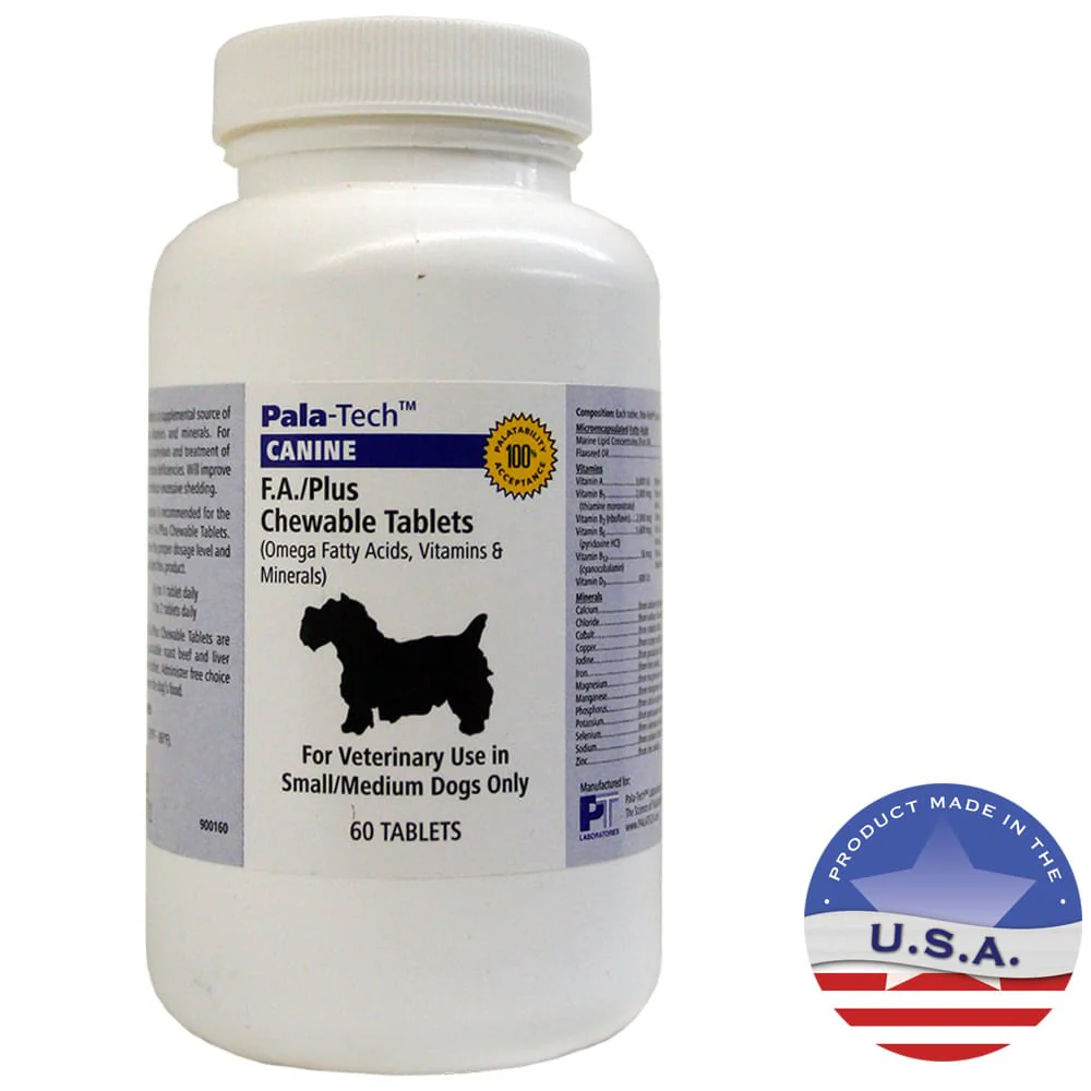 Pala-Tech Canine F.A./Plus For Dogs, 60 Ct - Pet's Shop