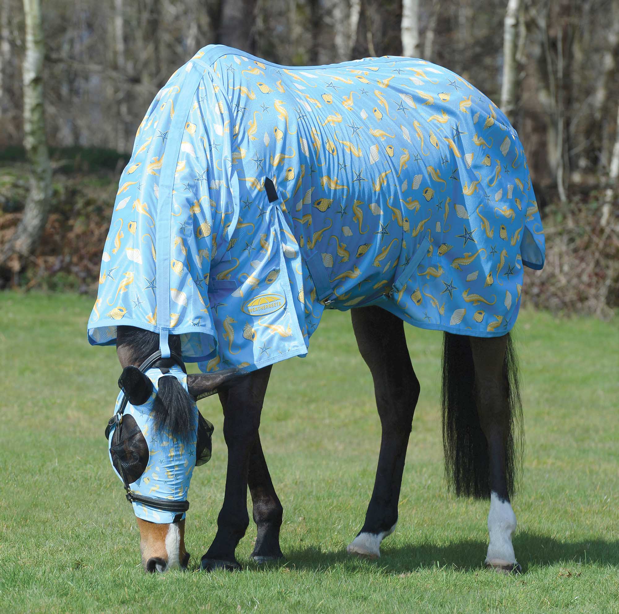 WeatherBeeta ComFITec Essential Mesh II Combo Neck Horse Fly Sheet - Pet's Shop
