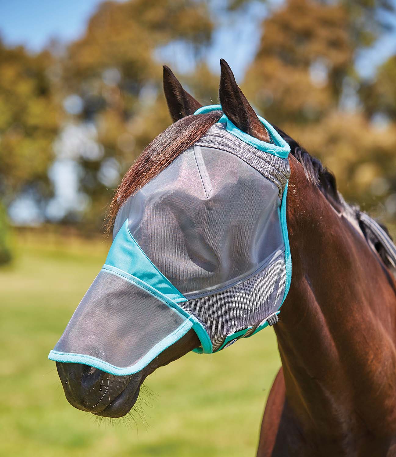 Weatherbeeta ComFITec Deluxe Fine Mesh Horse Fly Mask with Nose - Pet's Shop