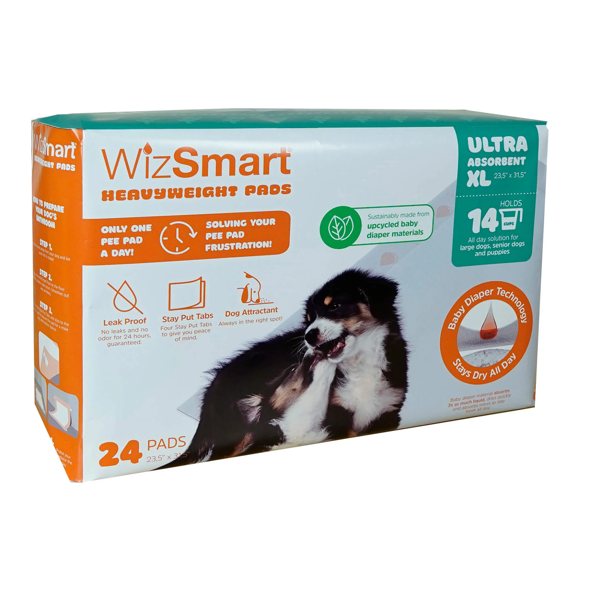 Wizsmart Heavyweight Ultra Absorbent Pads - Pet's Shop