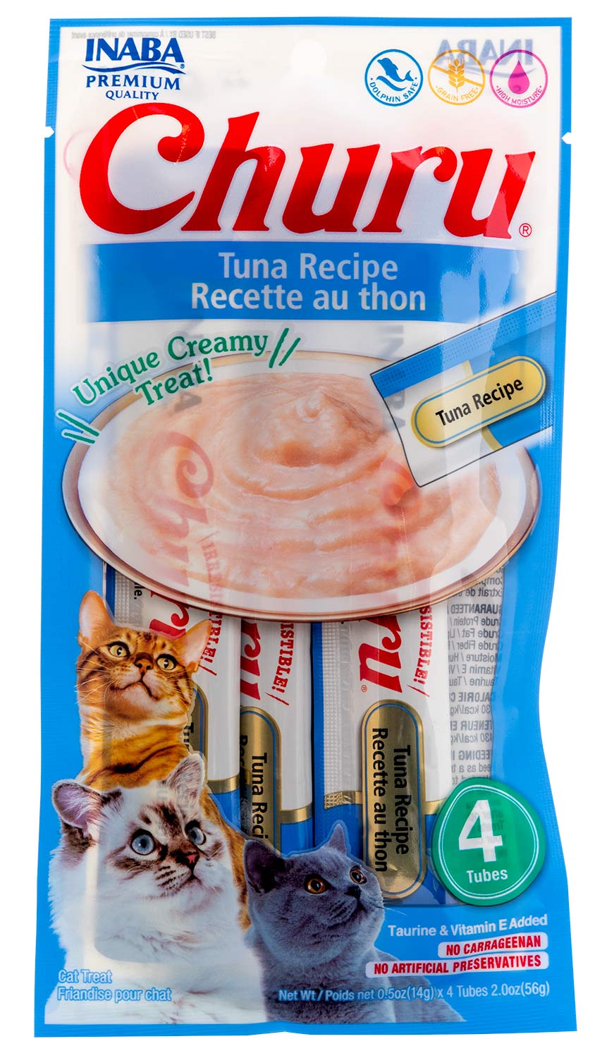 Churu Tuna Puree Lickable Cat Treat, 4 pk - Pet's Shop