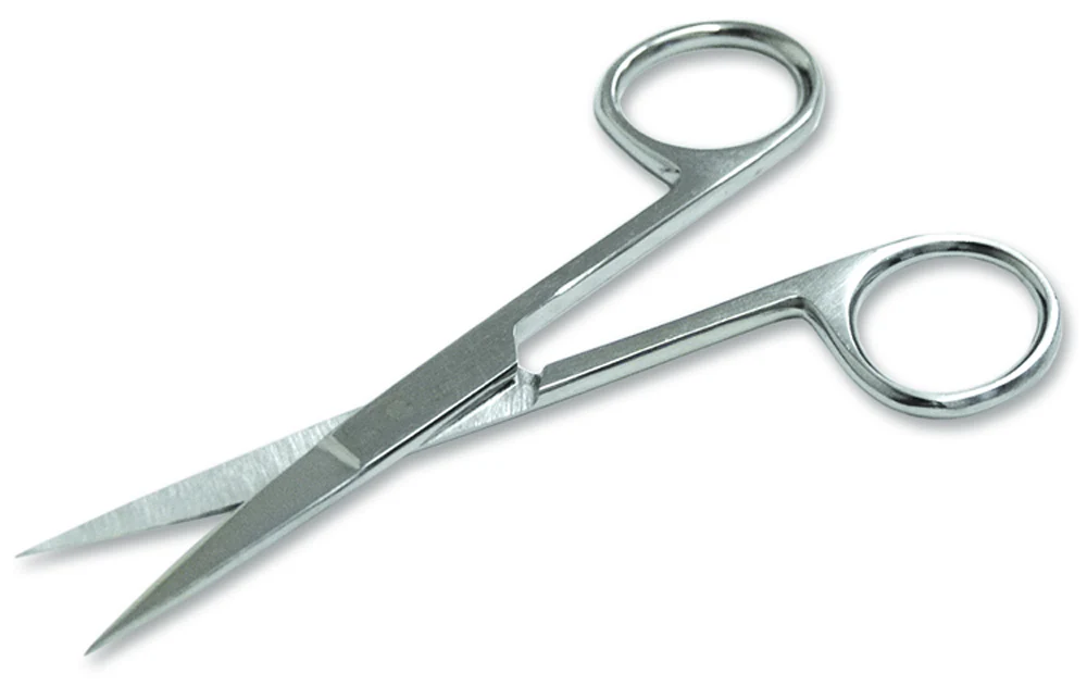 Straight Operating Room Scissors, Sharp/Sharp, 4.5