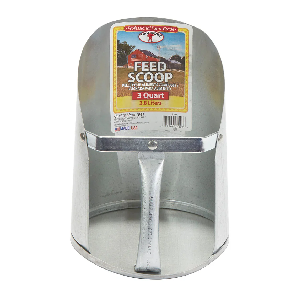 Galvanized Feed Scoops - Pet's Shop