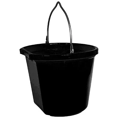 Fortiflex Flatback Buckets, Black - Pet's Shop