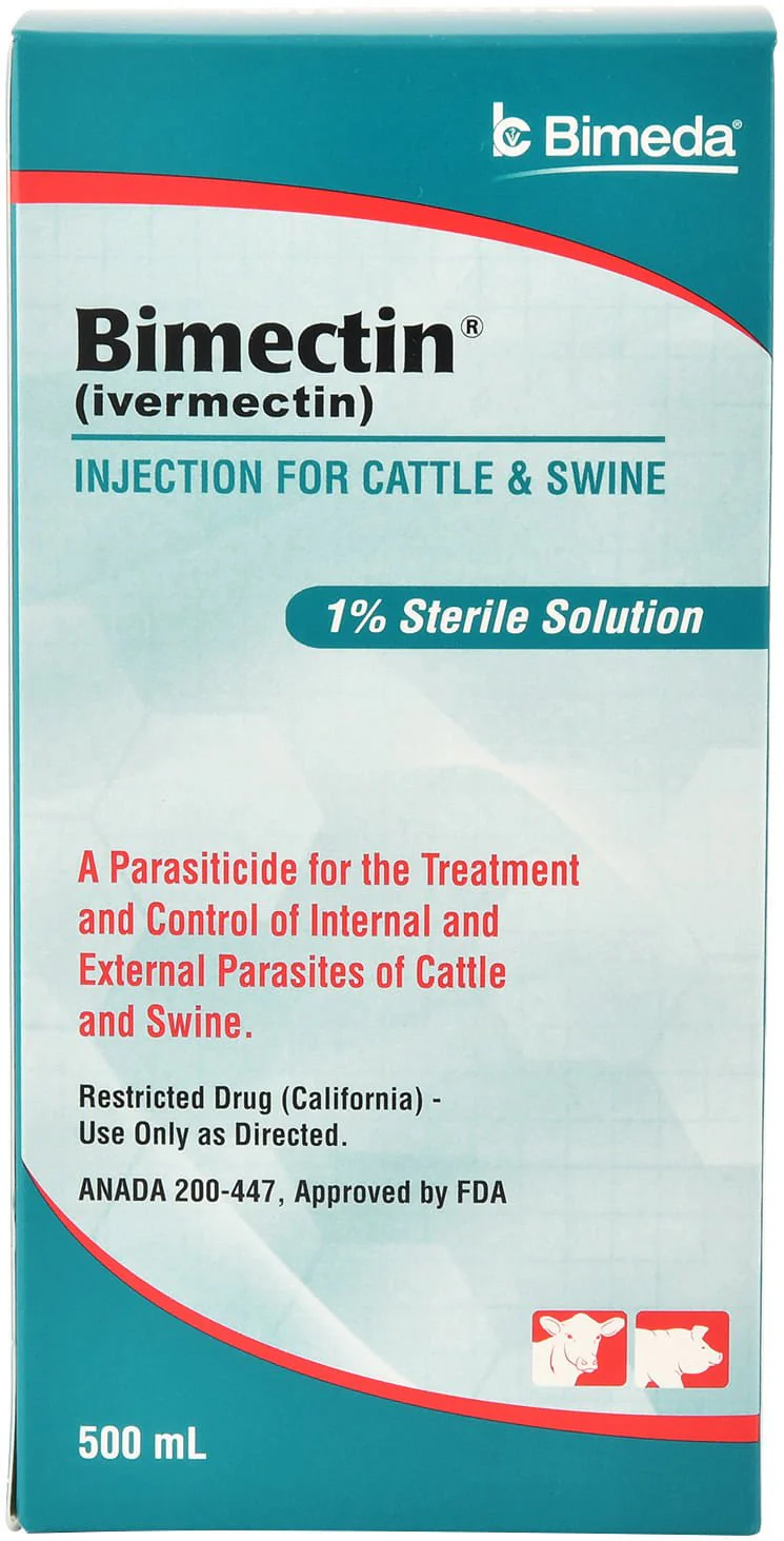 Bimectin Injection (1%) Cattle & Swine Dewormer - Pet's Shop