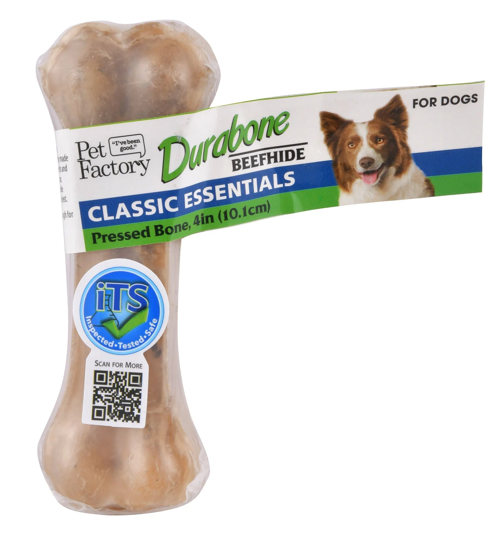 Pet Factory Natural Pressed Rawhide Bones - Pet's Shop