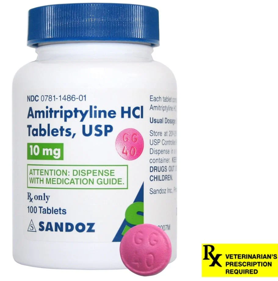 Rx Amitriptyline HCl (Generic) Tablets for Dogs & Cats - Pet's Shop