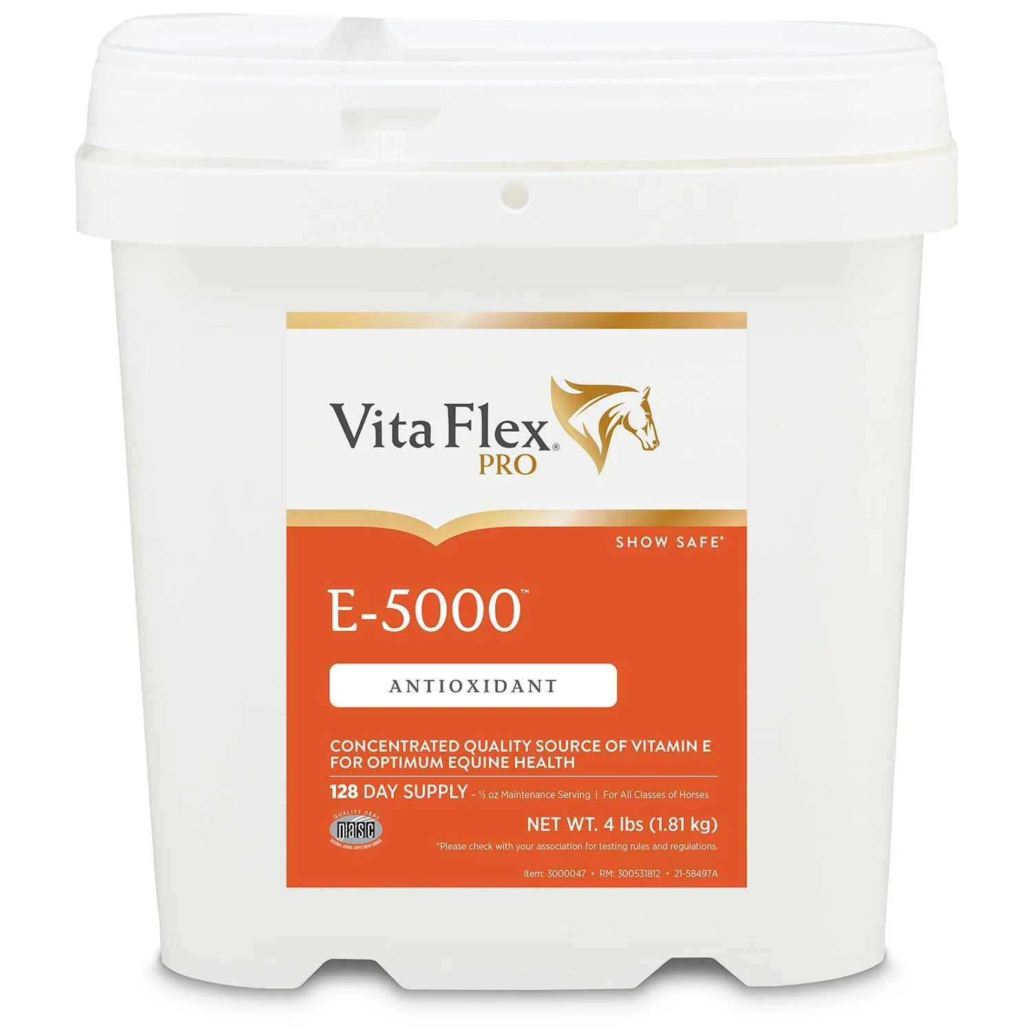 Vita Flex E-5000 Premium Quality Vitamin E, 128 Day Supply - Pet's Shop
