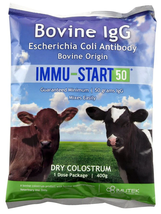 Bovine IgG Immu-Start 50, Colostrum Supplement, 400 g - Pet's Shop