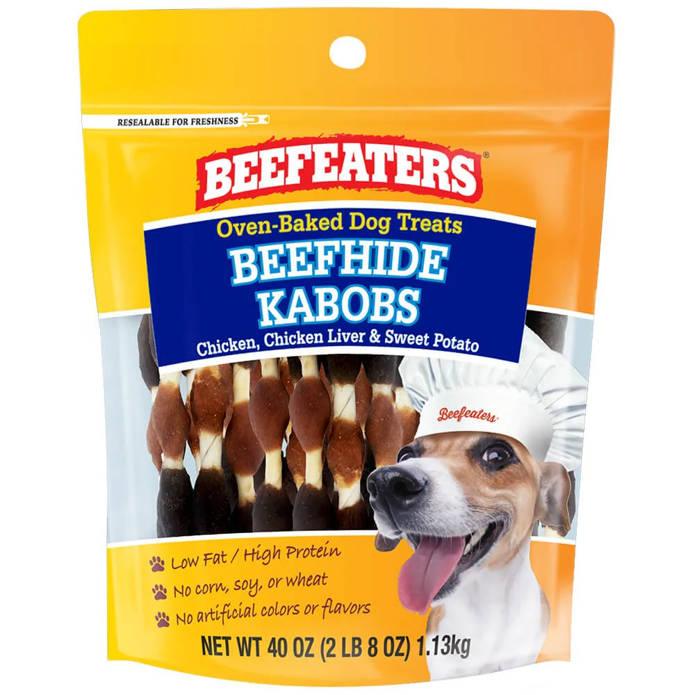 Beefeaters Beefhide Kabobs - Pet's Shop
