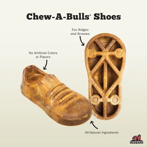Redbarn Chew-A-Bulls, Shoe - Pet's Shop