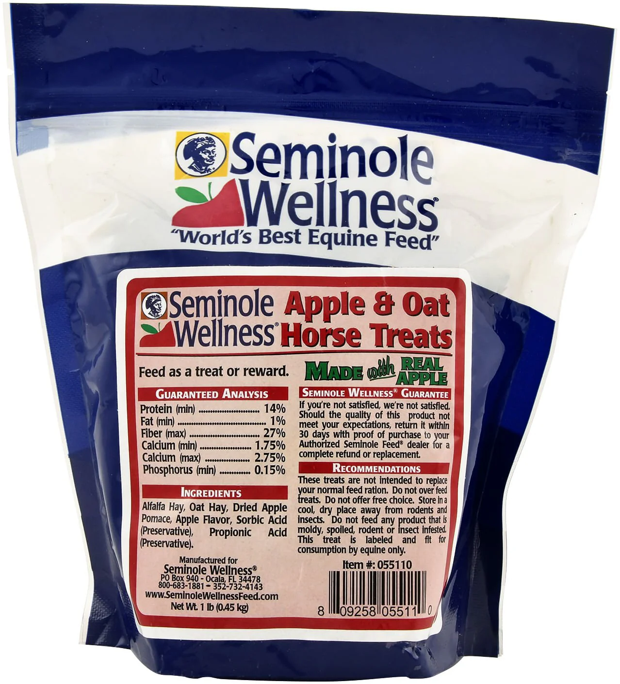 Seminole Wellness Apple and Oat Horse Treats - Pet's Shop