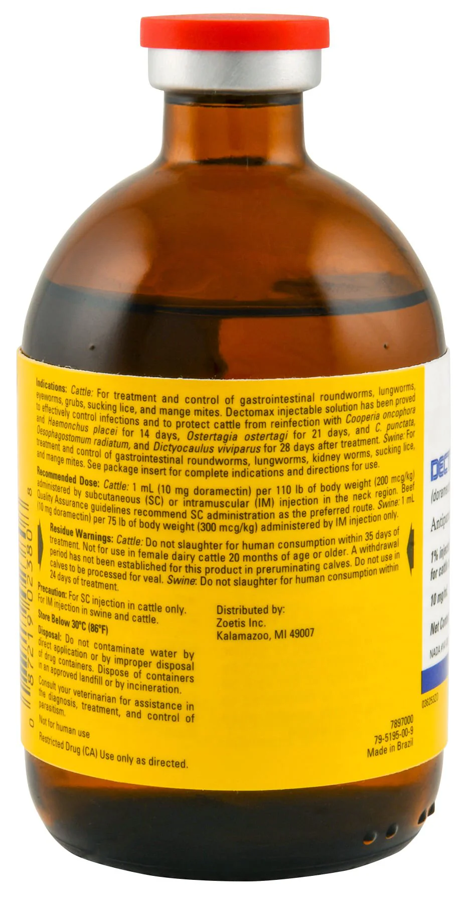 Dectomax Injectable Wormer - Pet's Shop