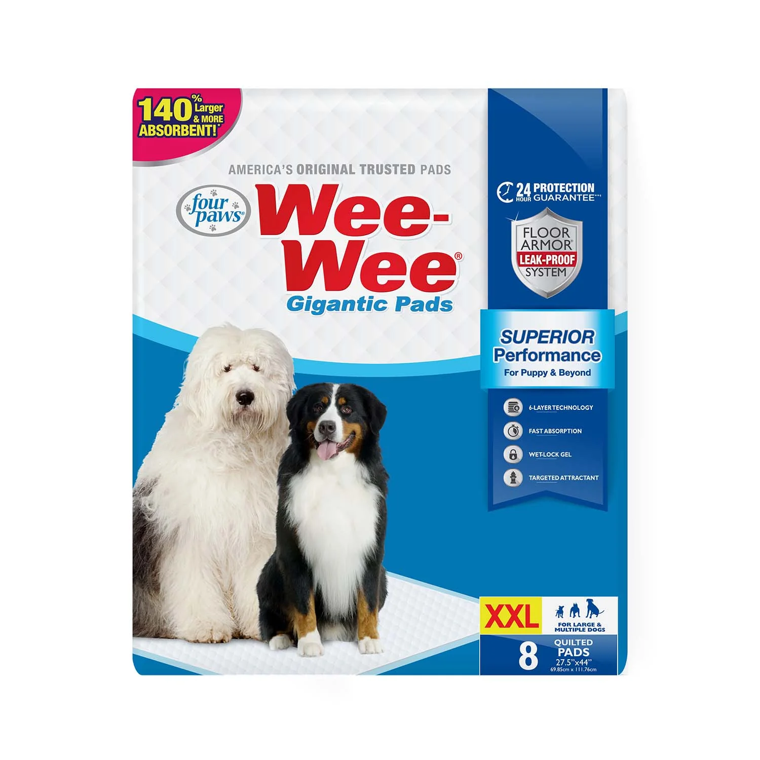 Wee-Wee Superior Performance Gigantic Dog Pee Pads - Pet's Shop