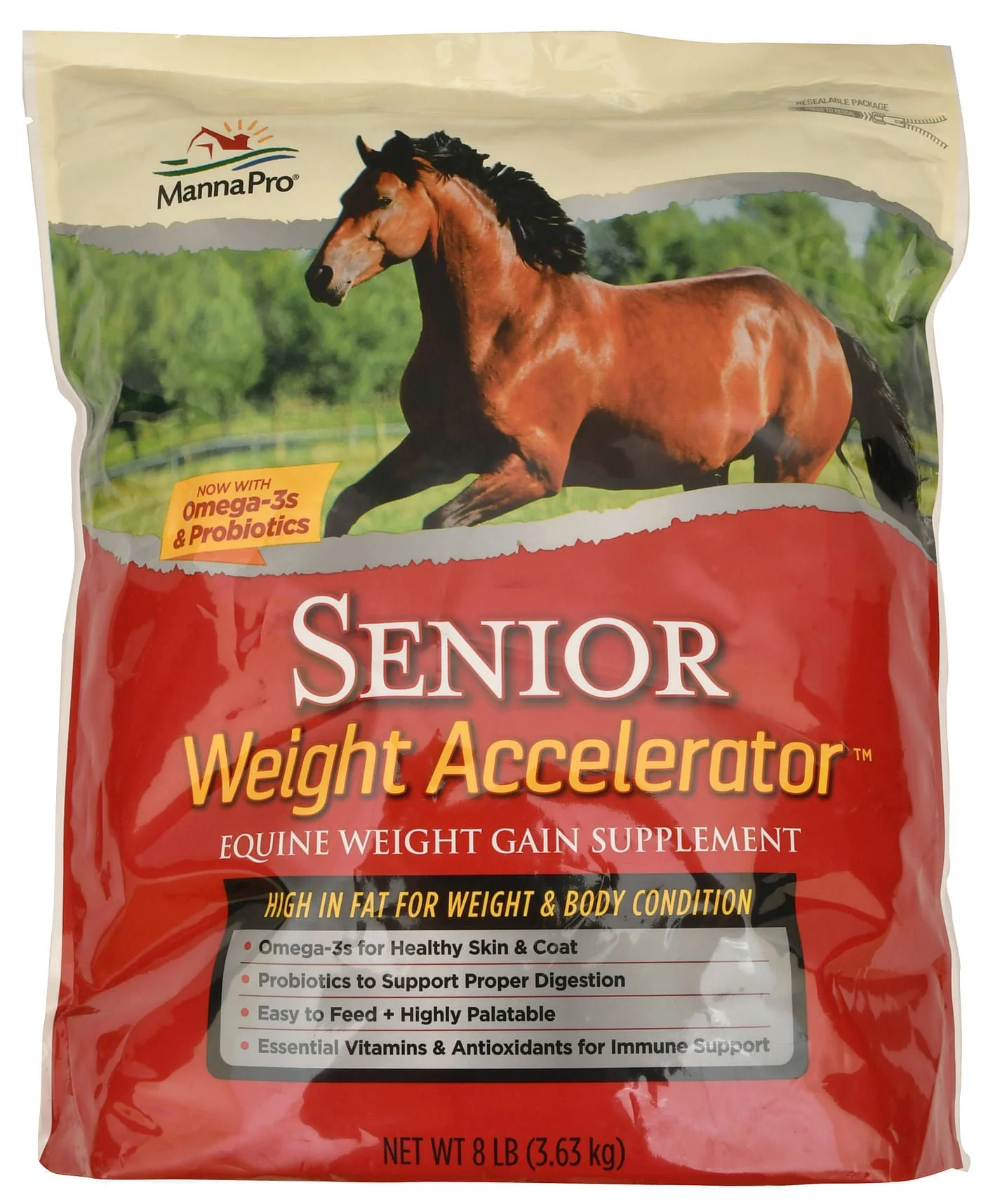 Senior Weight Accelerator for Horses, 8 lb - Pet's Shop