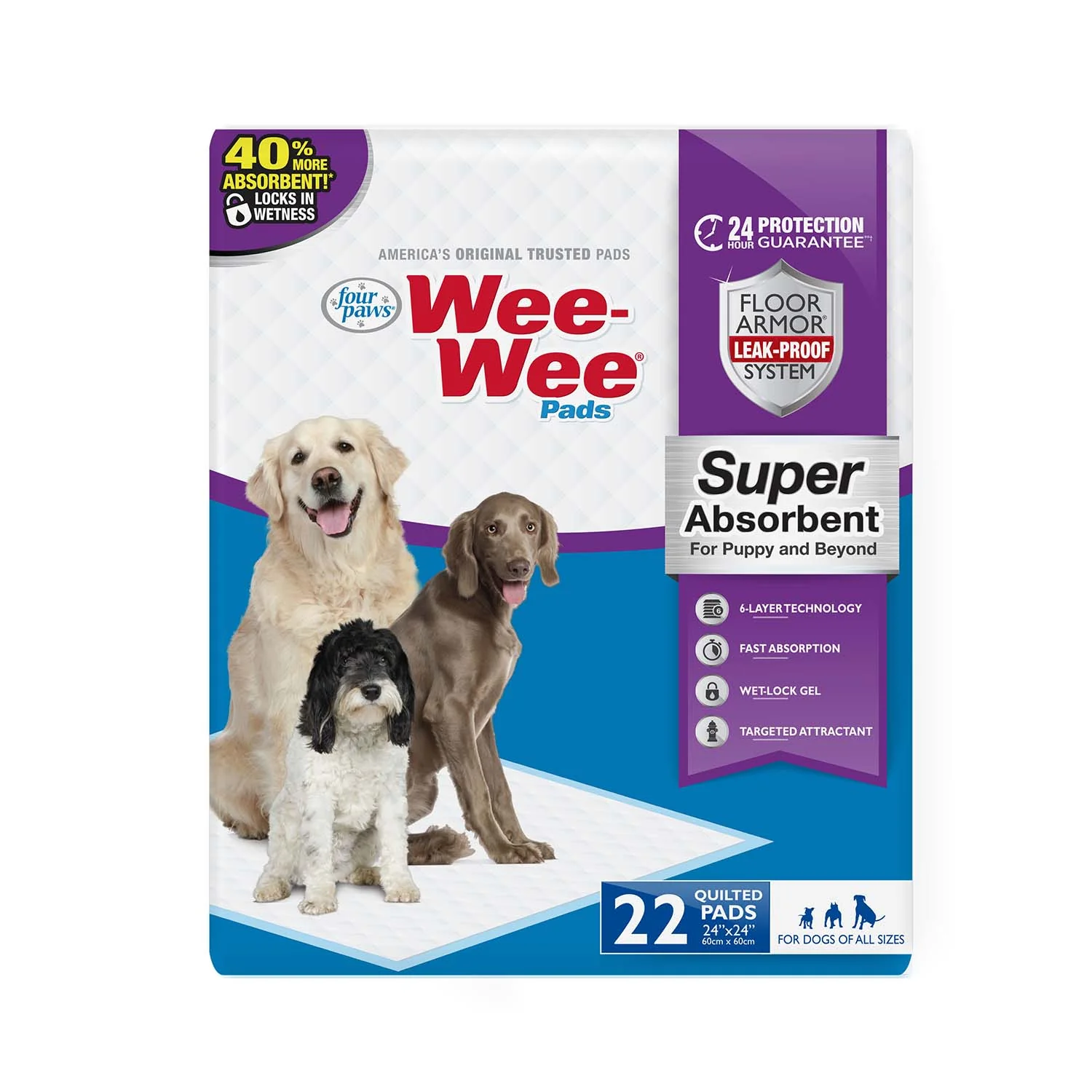 Wee-Wee Super Absorbent Pads for Dogs - Pet's Shop