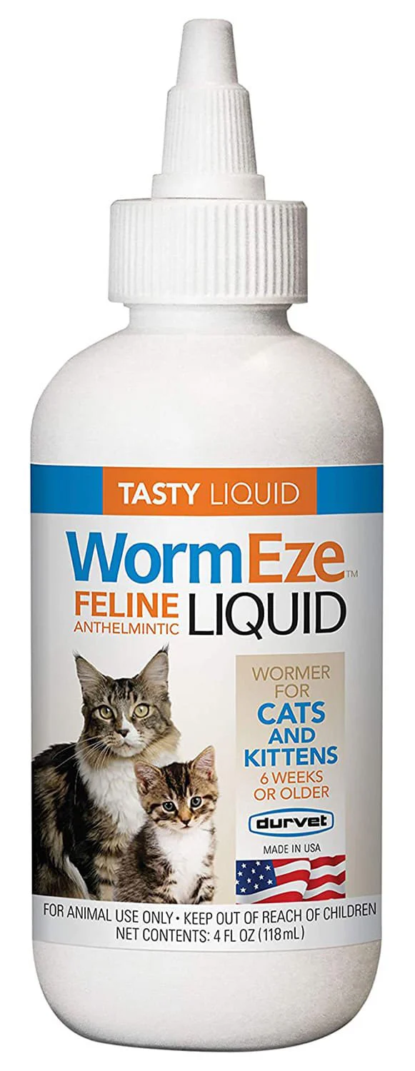 WormEze Feline Liquid, 4 oz - Pet's Shop