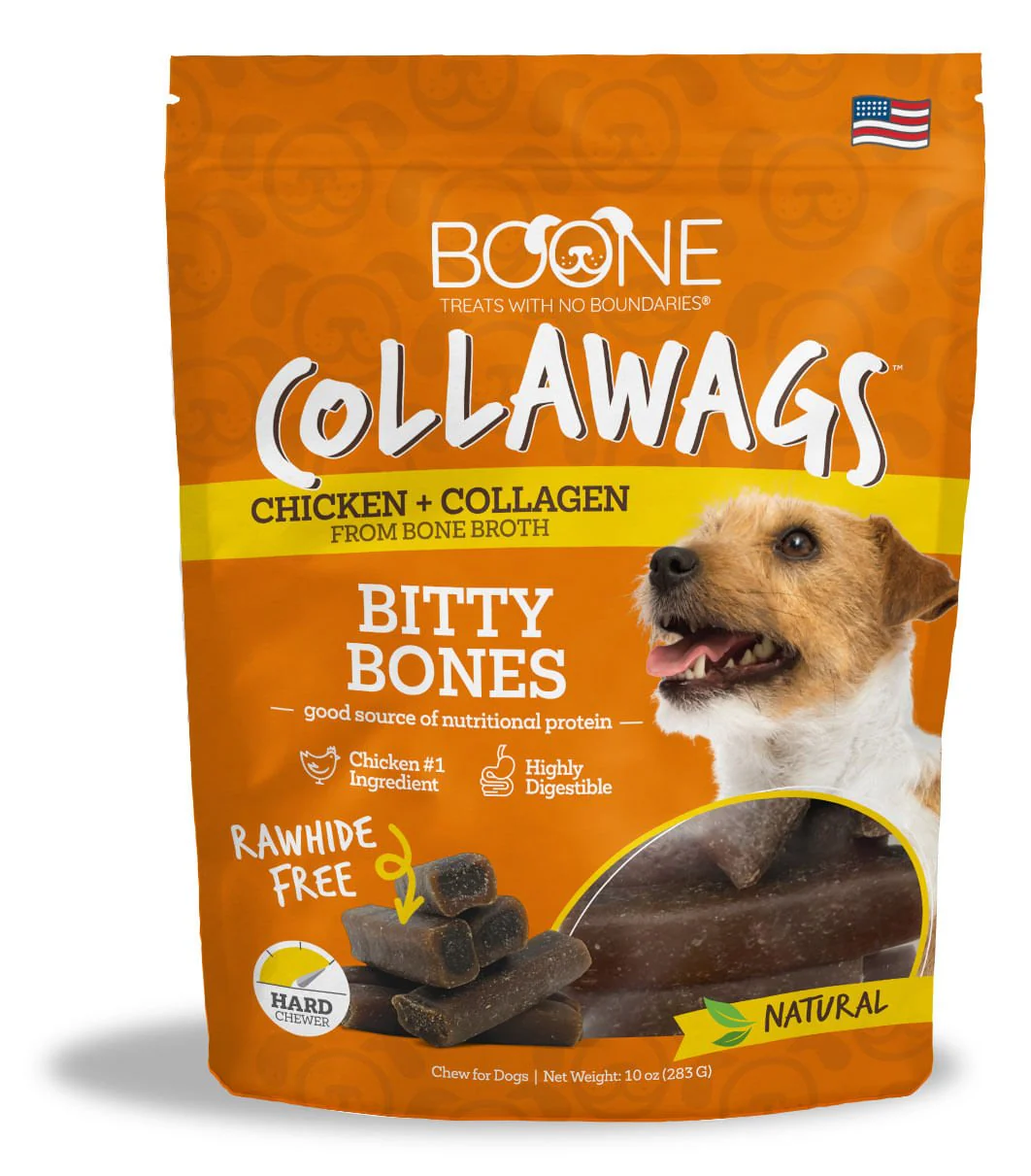 Collawags Bitty Bones, Chicken Flavor - Pet's Shop
