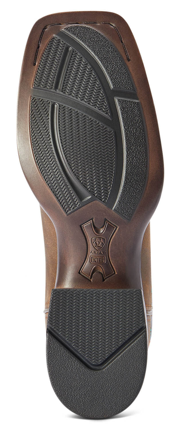 Ariat Women's Odessa StretchFit Western Boot, Fateful Brown - Pet's Shop