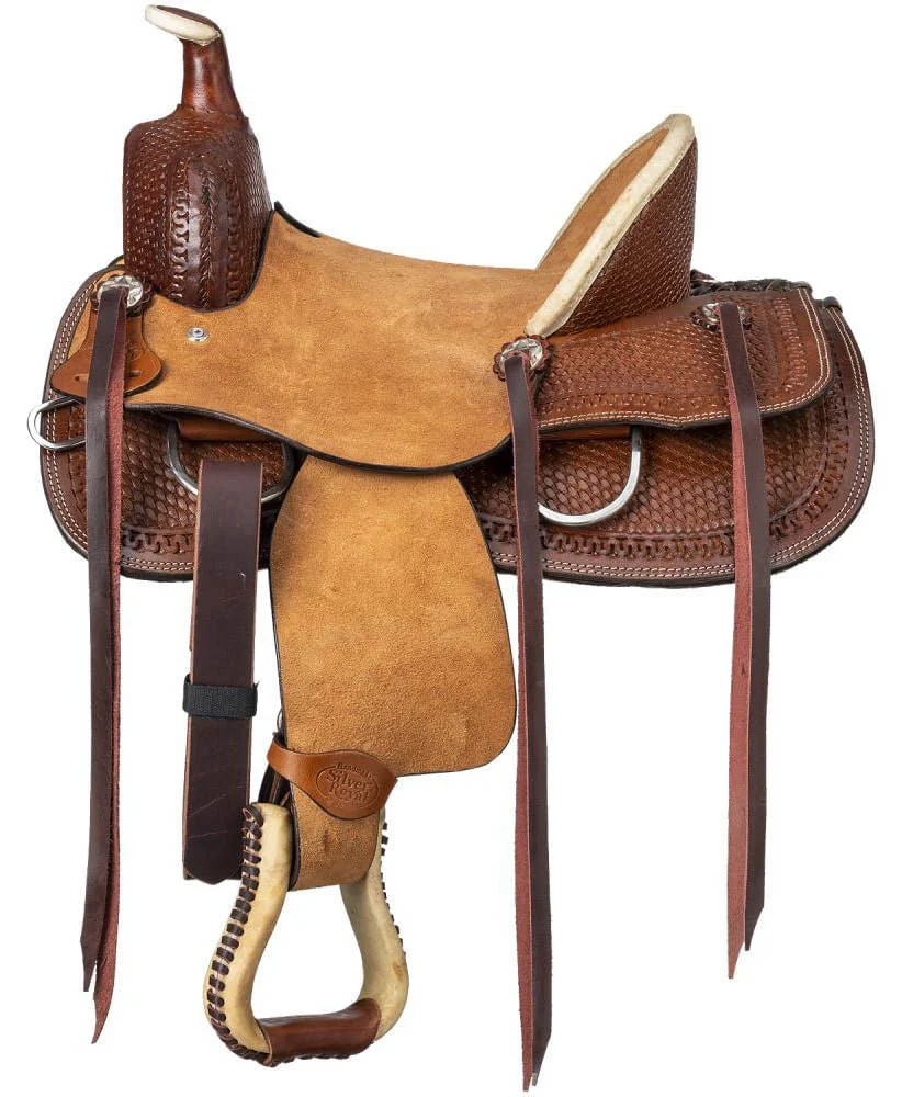 Silver Royal Youth Bodie Hard Seat Ranch Saddle - Pet's Shop