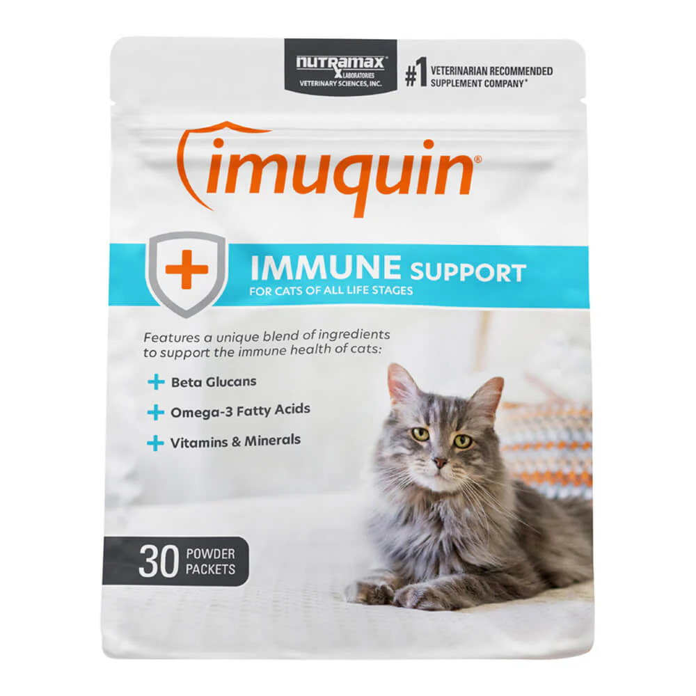 Nutramax Imuquin Immune Health for Cats, 30 Packets - Pet's Shop