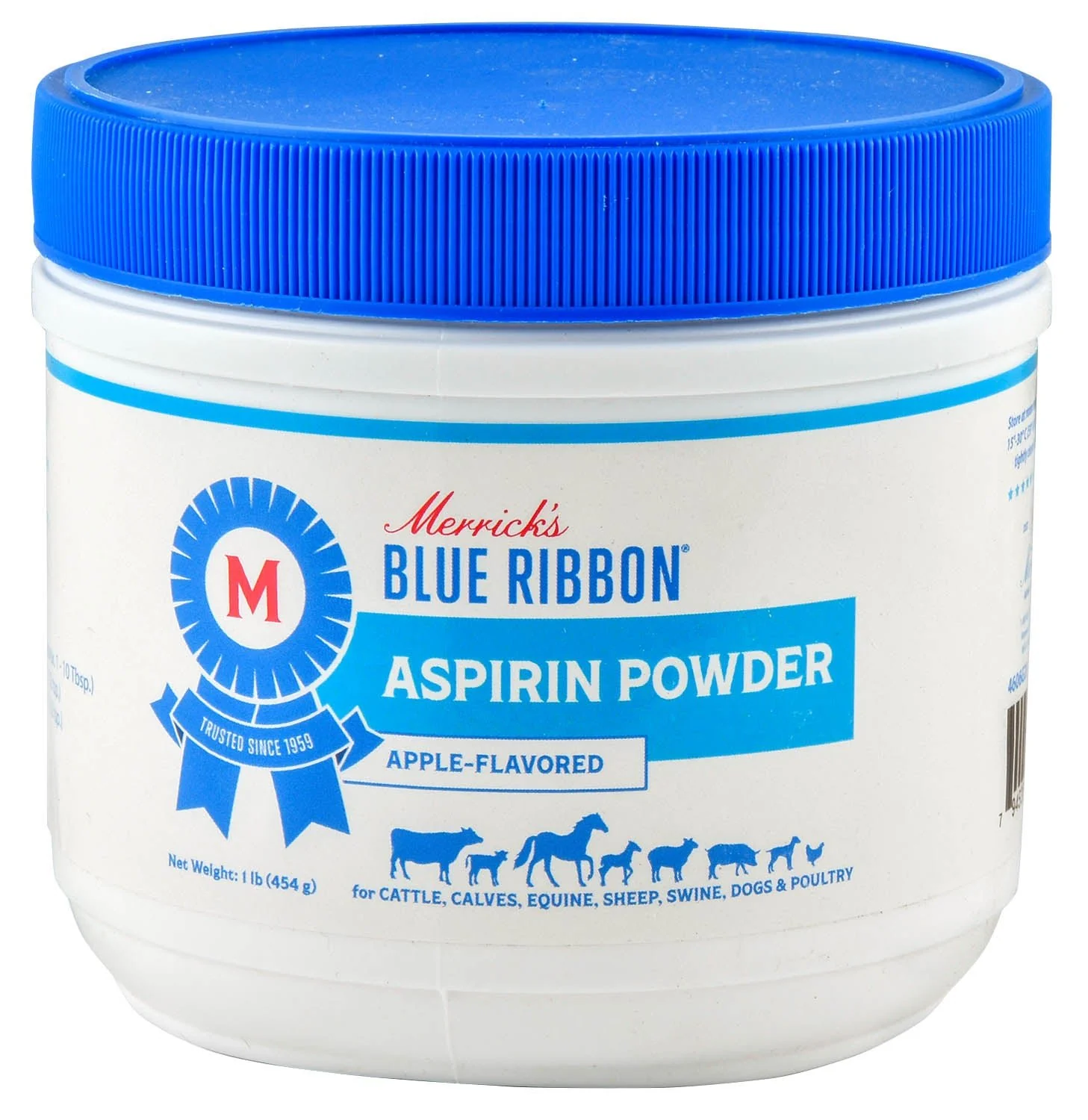 Merrick's Blue Ribbon Aspirin Powder, Apple Flavor, 1 lb - Pet's Shop