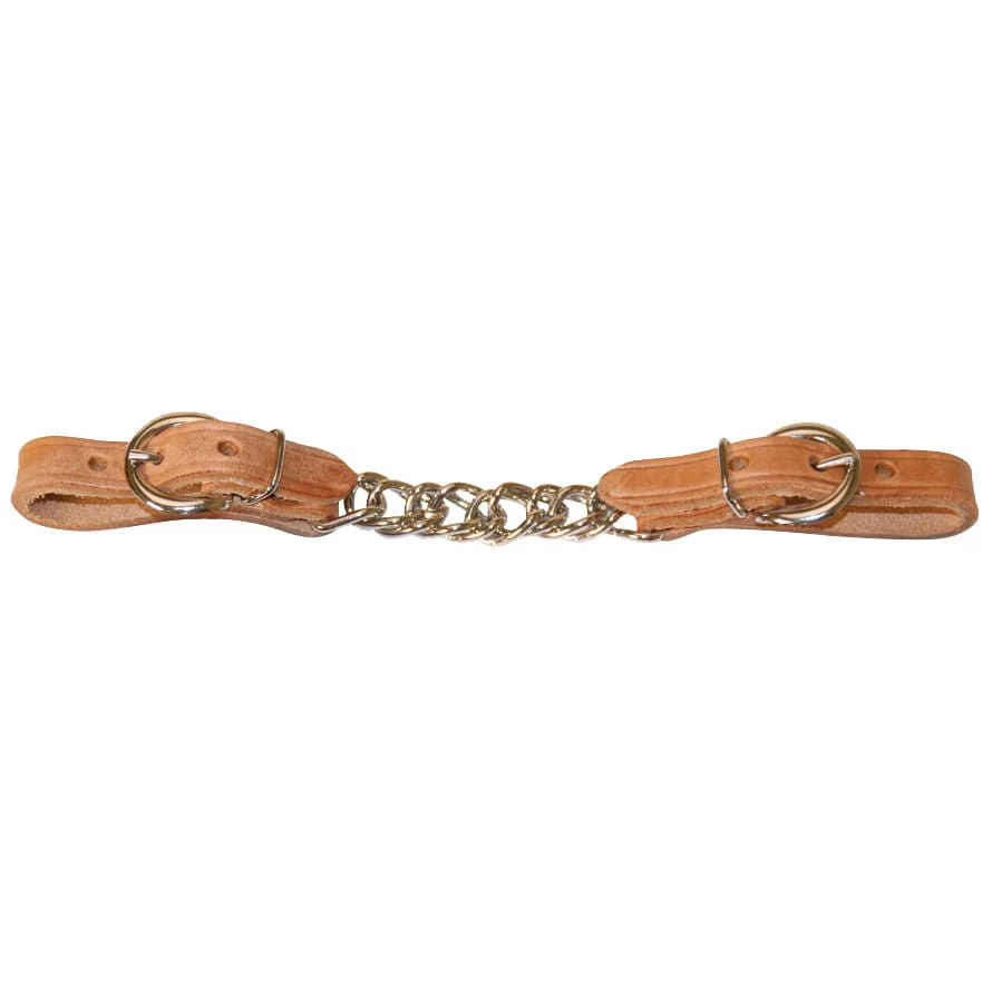 Berlin Custom Leather Flat Link Single Curb Chain - Pet's Shop