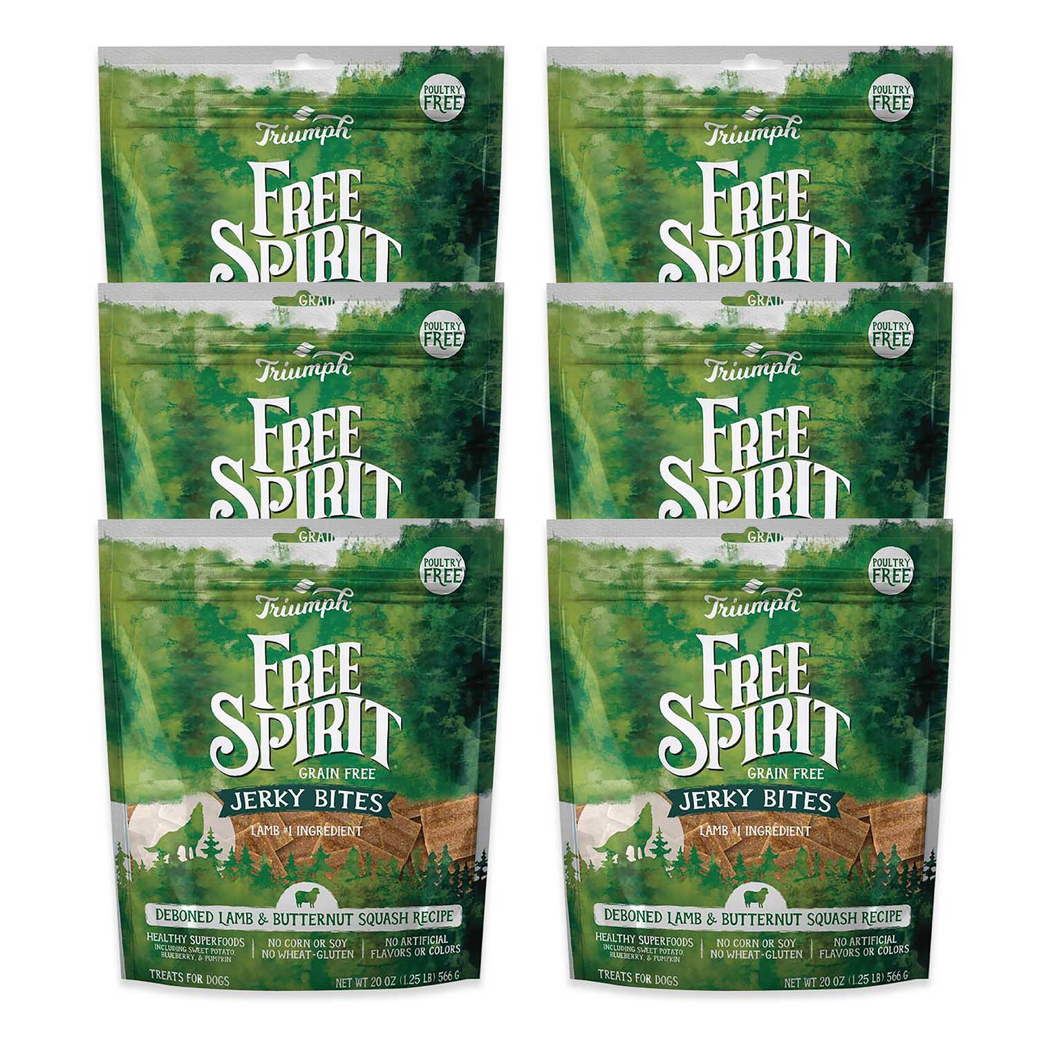 Free Spirit Deboned Jerky Bites, 20 oz - Pet's Shop