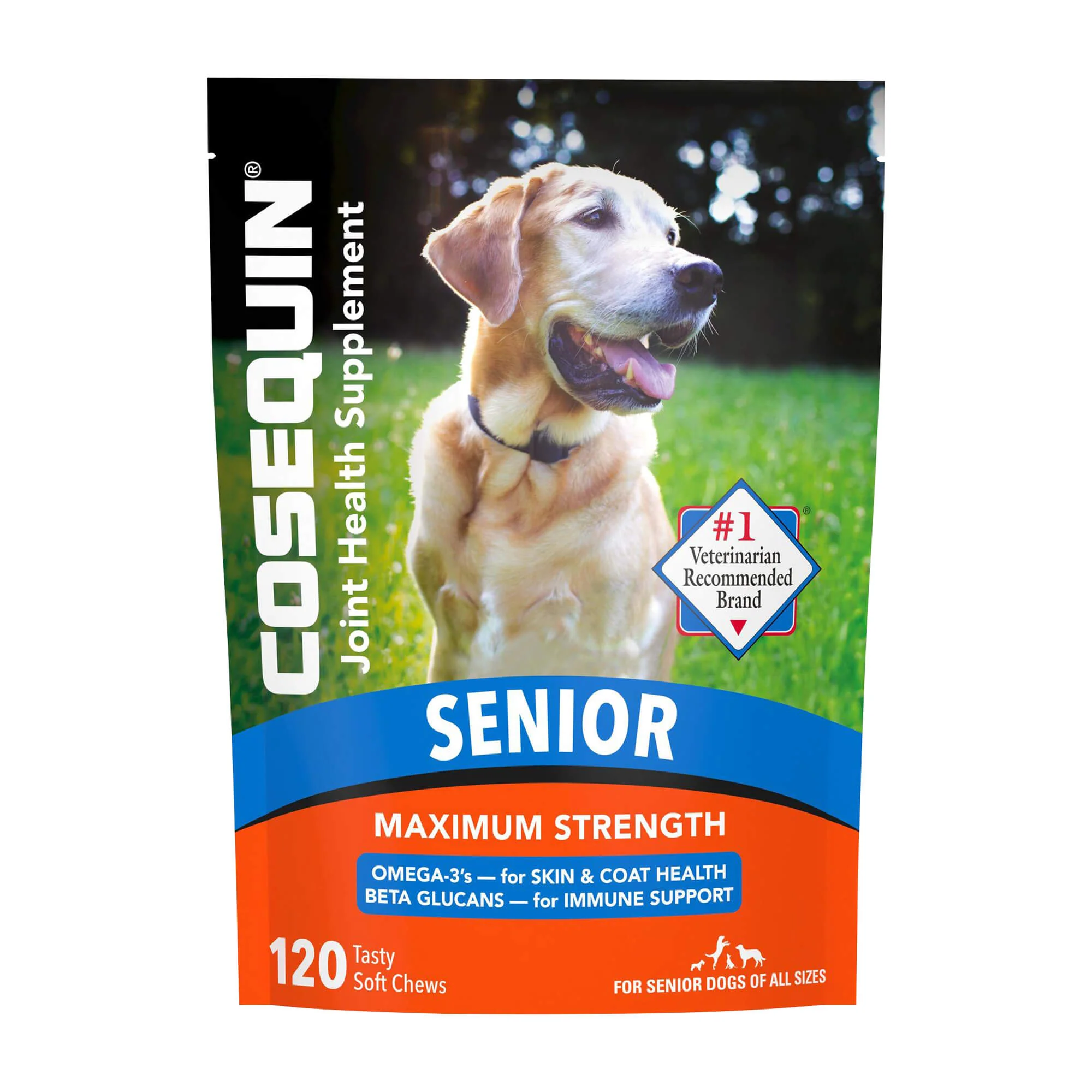 Nutramax Cosequin Senior Joint Health Supplement for Senior Dogs, 120 Soft Chews - Pet's Shop