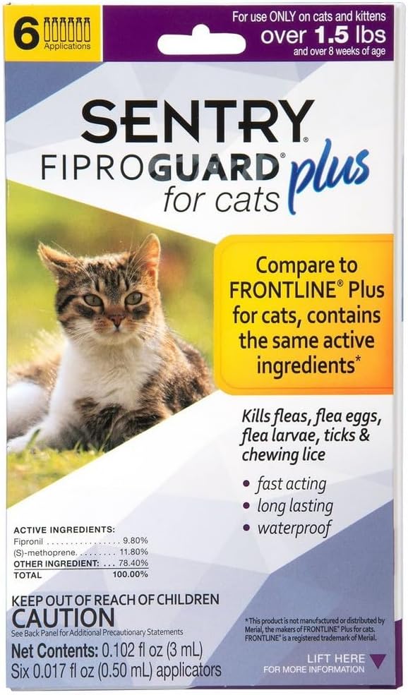 Sentry Fiproguard Plus for Cats - Pet's Shop