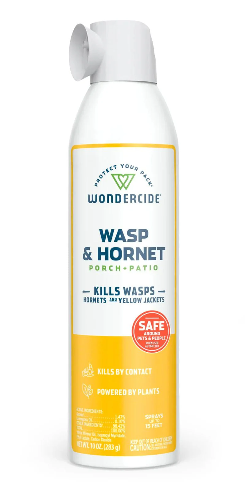 Wondercide Pet-Safe Wasp & Hornet Spray, 10 oz - Pet's Shop